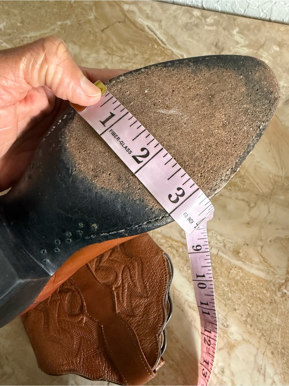 Vintage LUCCHESE 2000 Leather Western Cowboy Boots - Picture 16 of 16